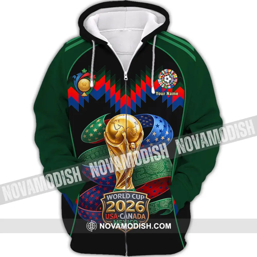 Unisex Shirt - Custom World Cup 2026 Shirt - Zipper Hoodie / S - T-shirt