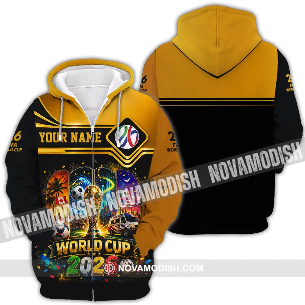 Unisex Shirt - Custom World Cup 2026 Shirt - Zipper Hoodie / S - T-shirt