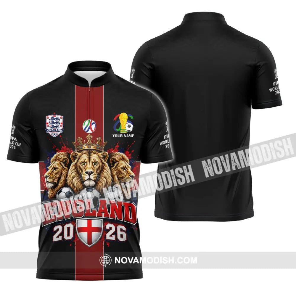 Unisex Shirt - Custom World Cup 2026 Shirt - Zipper Polo Shirt / S - T-shirt
