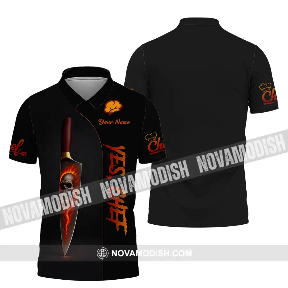 Unisex Shirt - Custom Yes Chef 3D Shirt Polo Shirt / S T-shirt
