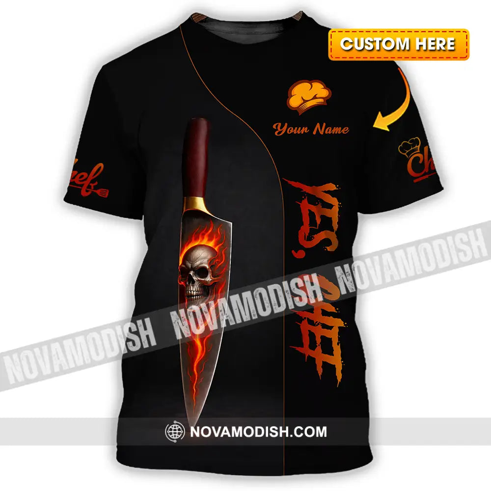 Unisex Shirt - Custom Yes Chef 3D Shirt T-shirt