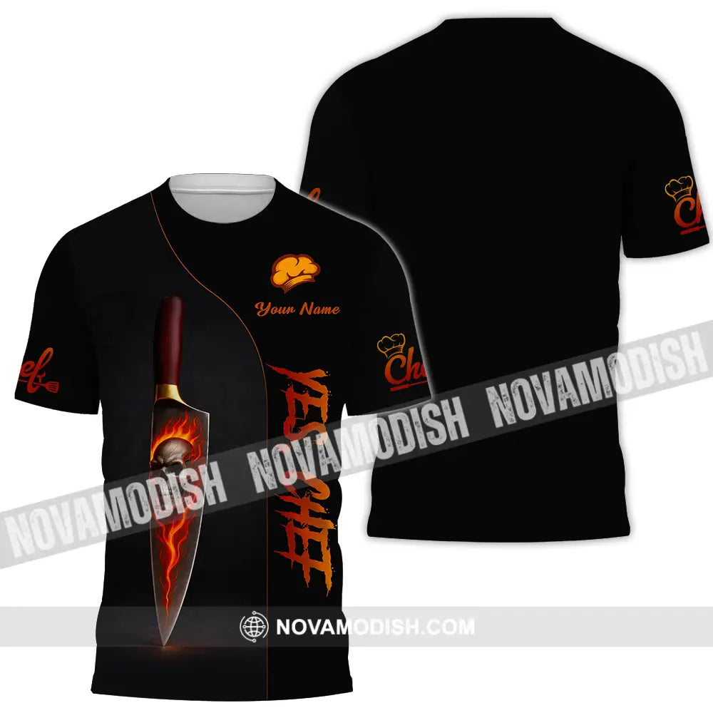 Unisex Shirt - Custom Yes Chef 3D Shirt T-Shirt / S T-shirt
