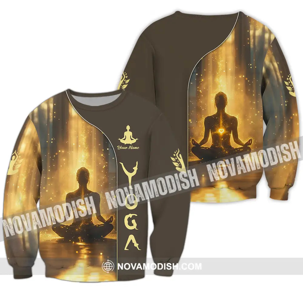 Unisex Shirt - Custom Yoga 3D Shirt Long Sleeve / S T-shirt