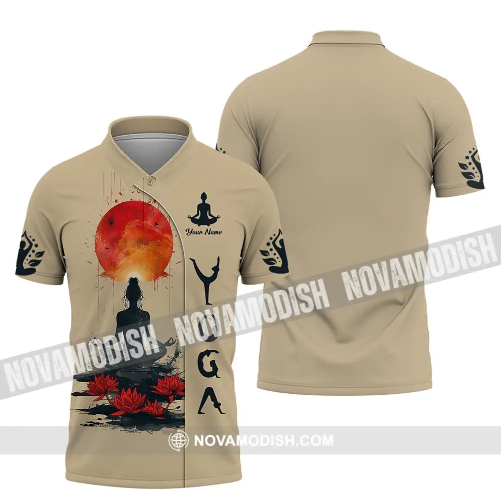 Unisex Shirt - Custom Yoga 3D Shirt Polo Shirt / S T-shirt