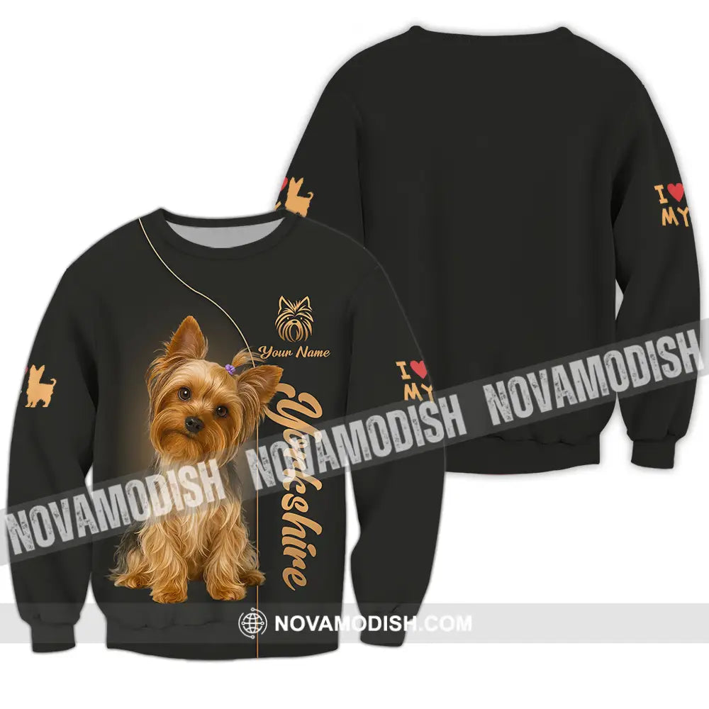 Unisex Shirt - Custom Yorkshire Terrier Shirt Long Sleeve / S T-shirt