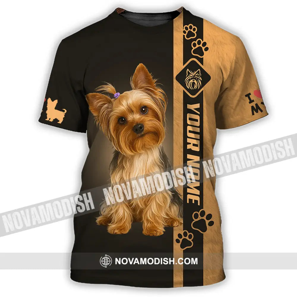 Unisex Shirt - Custom Yorkshire Terrier Shirt T-Shirt / S T-shirt