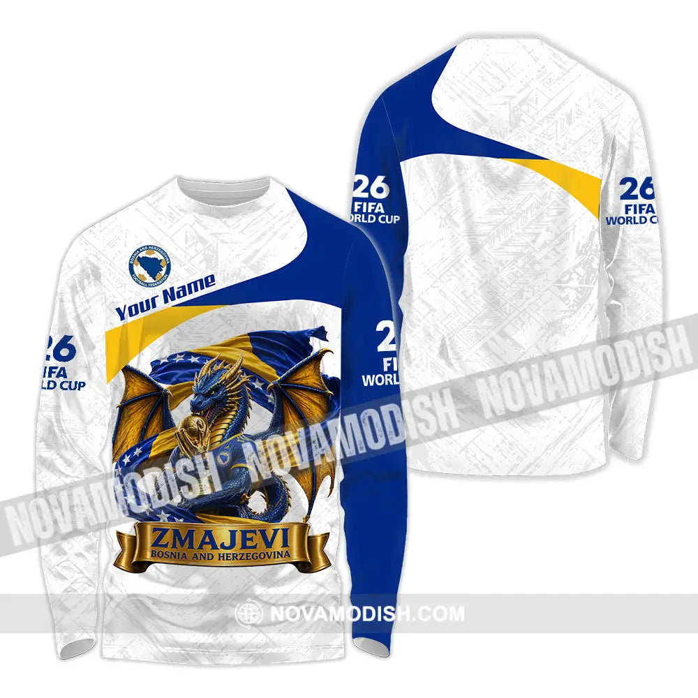 Unisex Shirt - Custom Zmajevi World Cup 2026 3D Shirt - Long Sleeve Shirt / S - T-shirt