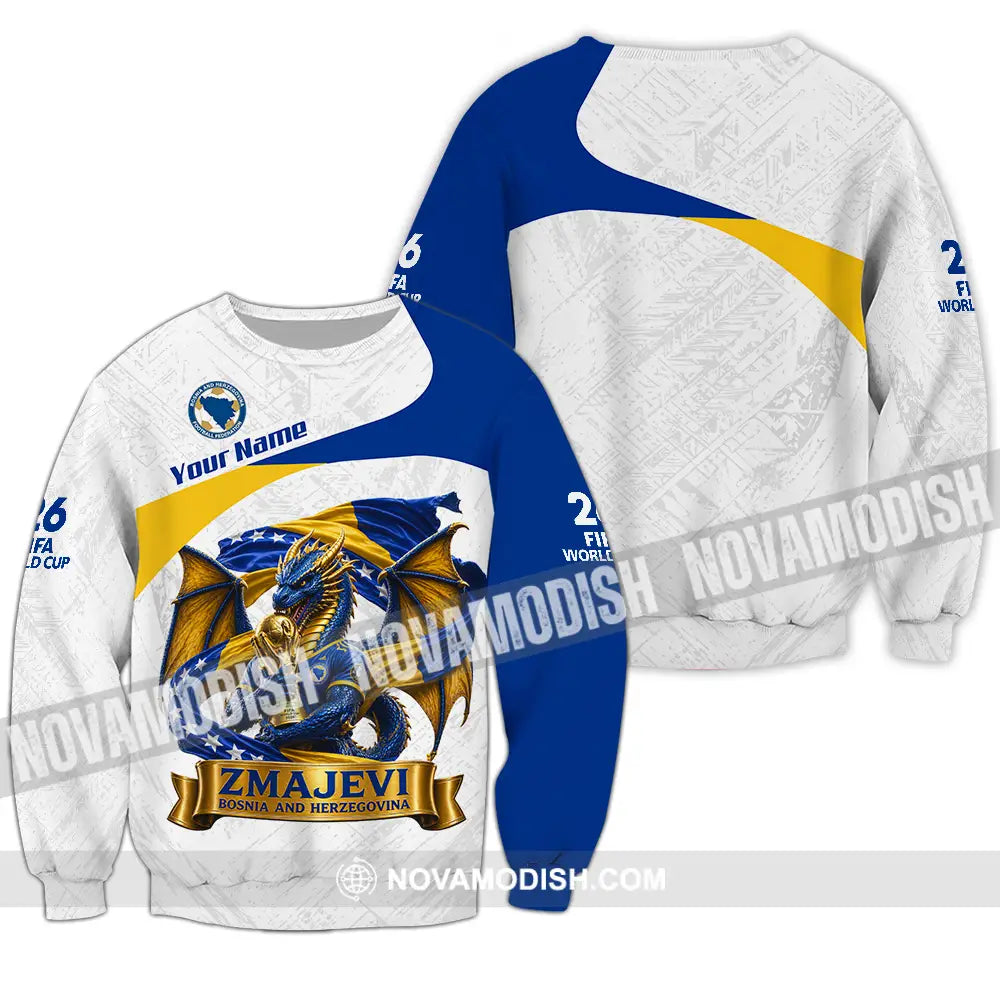 Unisex Shirt - Custom Zmajevi World Cup 2026 3D Shirt - Long Sleeve / S - T-shirt