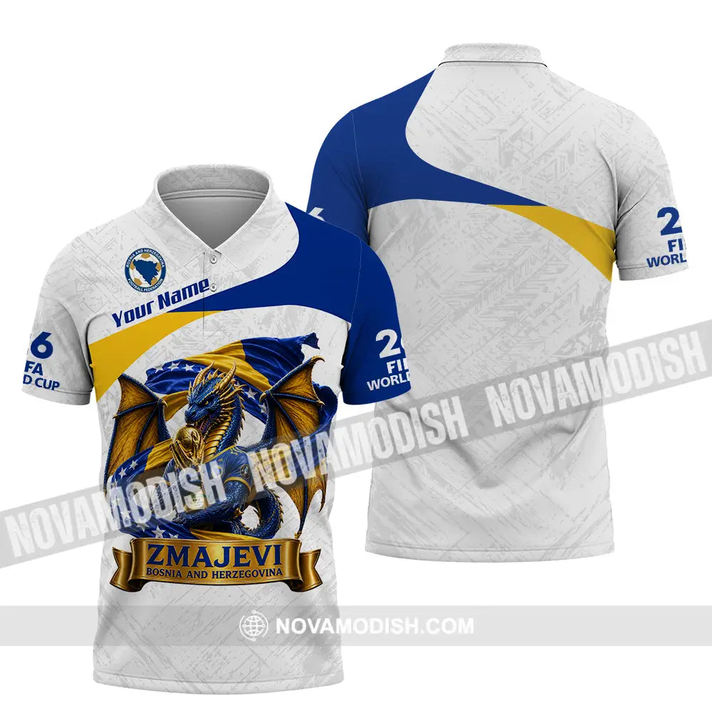 Unisex Shirt - Custom Zmajevi World Cup 2026 3D Shirt - Polo Shirt / S - T-shirt