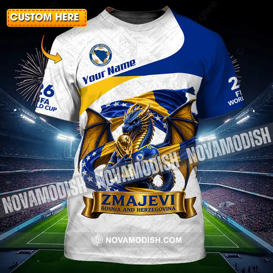 Unisex Shirt - Custom Zmajevi World Cup 2026 3D Shirt - T-shirt