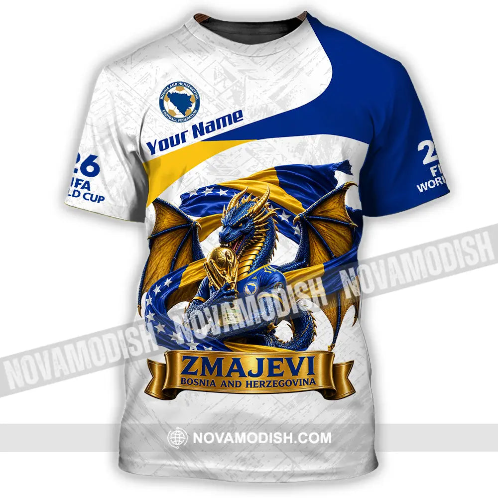 Unisex Shirt - Custom Zmajevi World Cup 2026 3D Shirt - T-Shirt / S - T-shirt