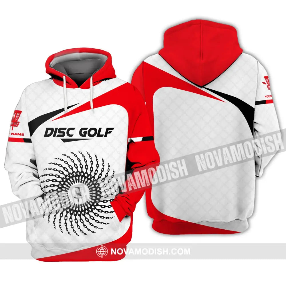 Unisex Shirt Disc Golf Custom Name Polo Gift For Player Tee Hoodie / S T-Shirt