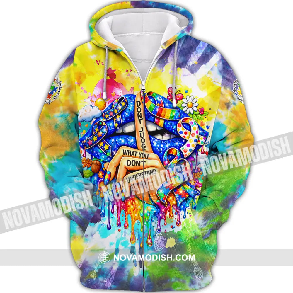 Unisex Shirt - Don’t Judge What You Don’t Understand 3D Shirt Zipper Hoodie / S T-shirt