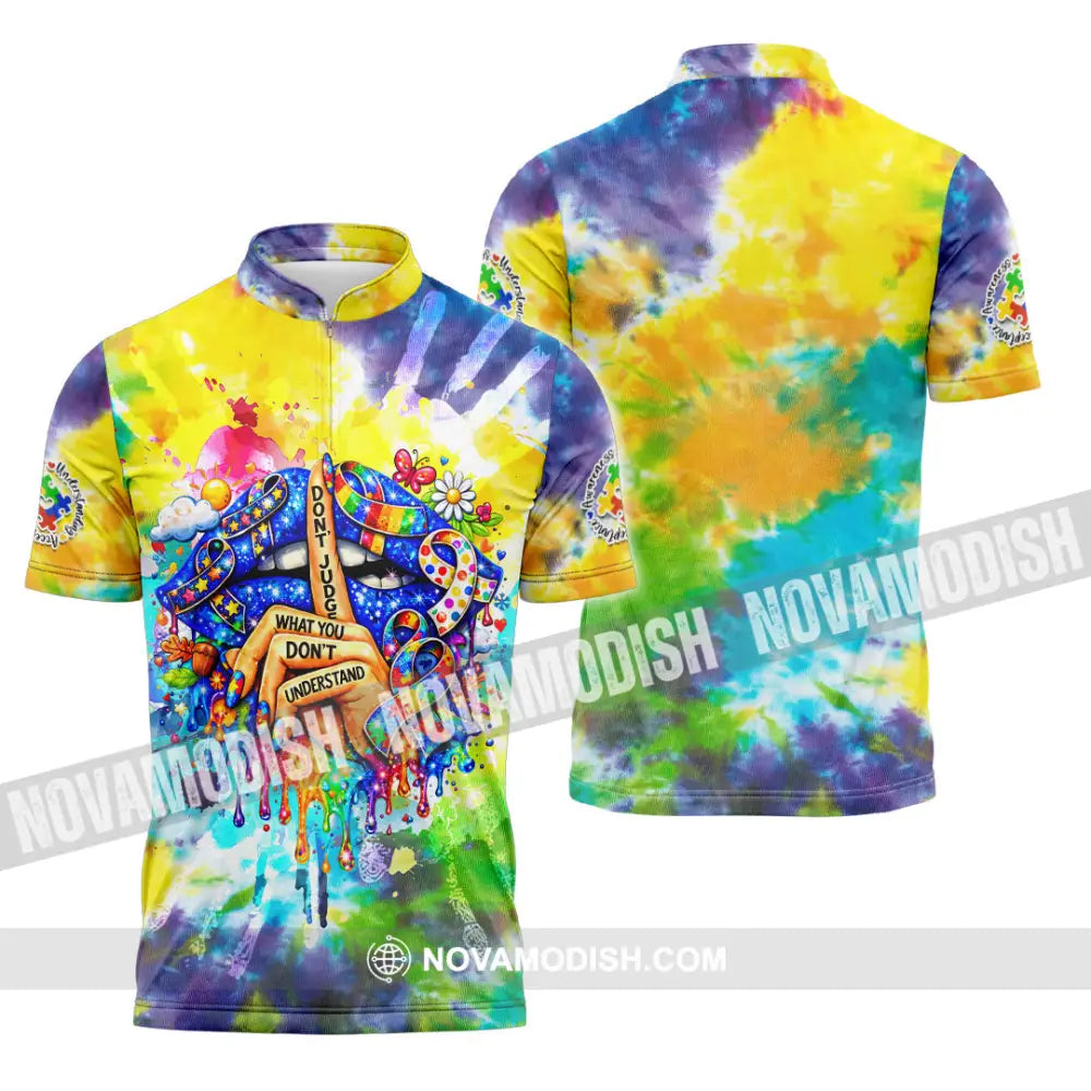 Unisex Shirt - Don’t Judge What You Don’t Understand 3D Shirt Zipper Polo Shirt / S T-shirt