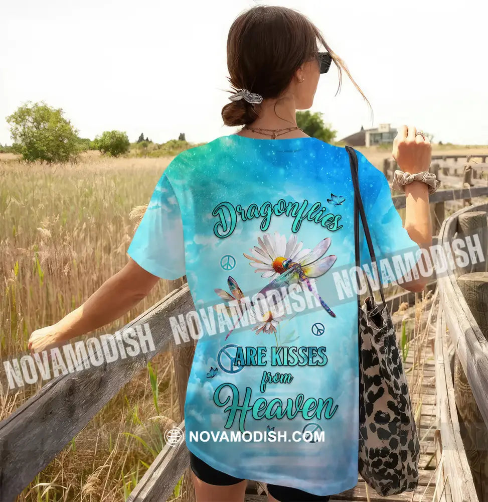 Unisex Shirt Dragonflies Peace Heaven Memorial In Loving Memory Apparel T-Shirt