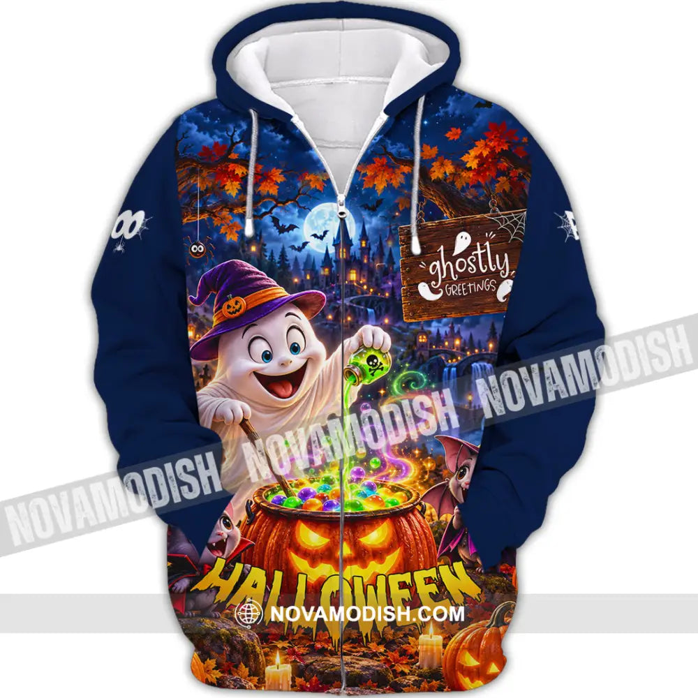 Unisex Shirt - Halloween Shirt - Zipper Hoodie / S - T-shirt