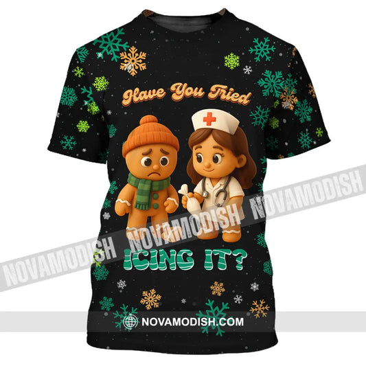 Unisex Shirt - Have You Tried Icing It Christmas Shirt T-Shirt / S T-shirt