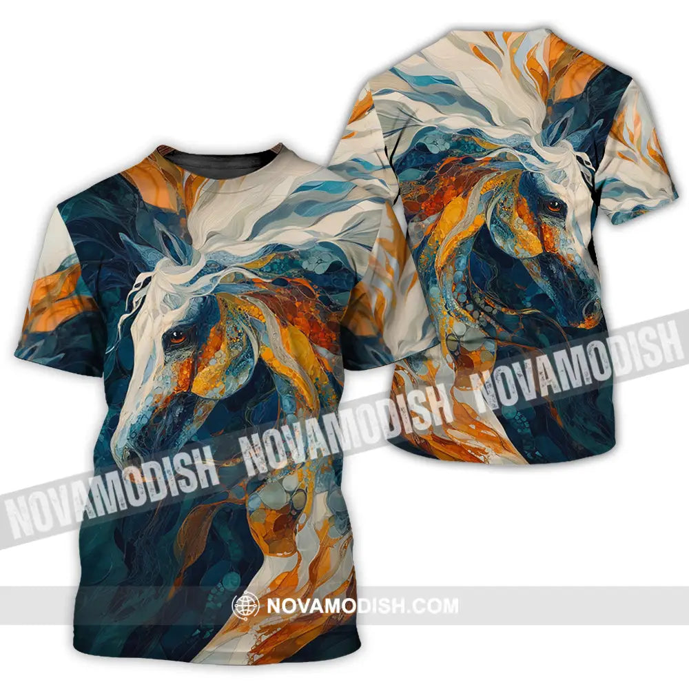 Unisex Shirt - Horse Funny Graphic Shirt T-Shirt / S T-shirt