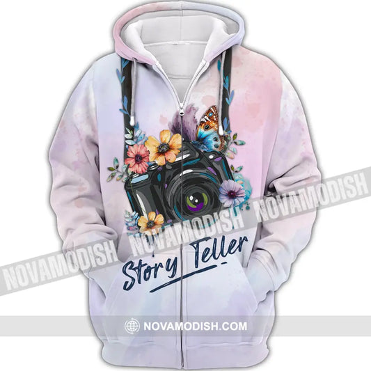 Unisex Shirt Photographer Story Teller T-Shirt For Photographers Hoodie / S T-Shirt