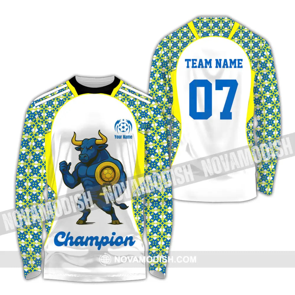 Unisex Shirt - Real Madrid Custom Fifa Club World Cup Shirt Long Sleeve Shirt / S T-shirt