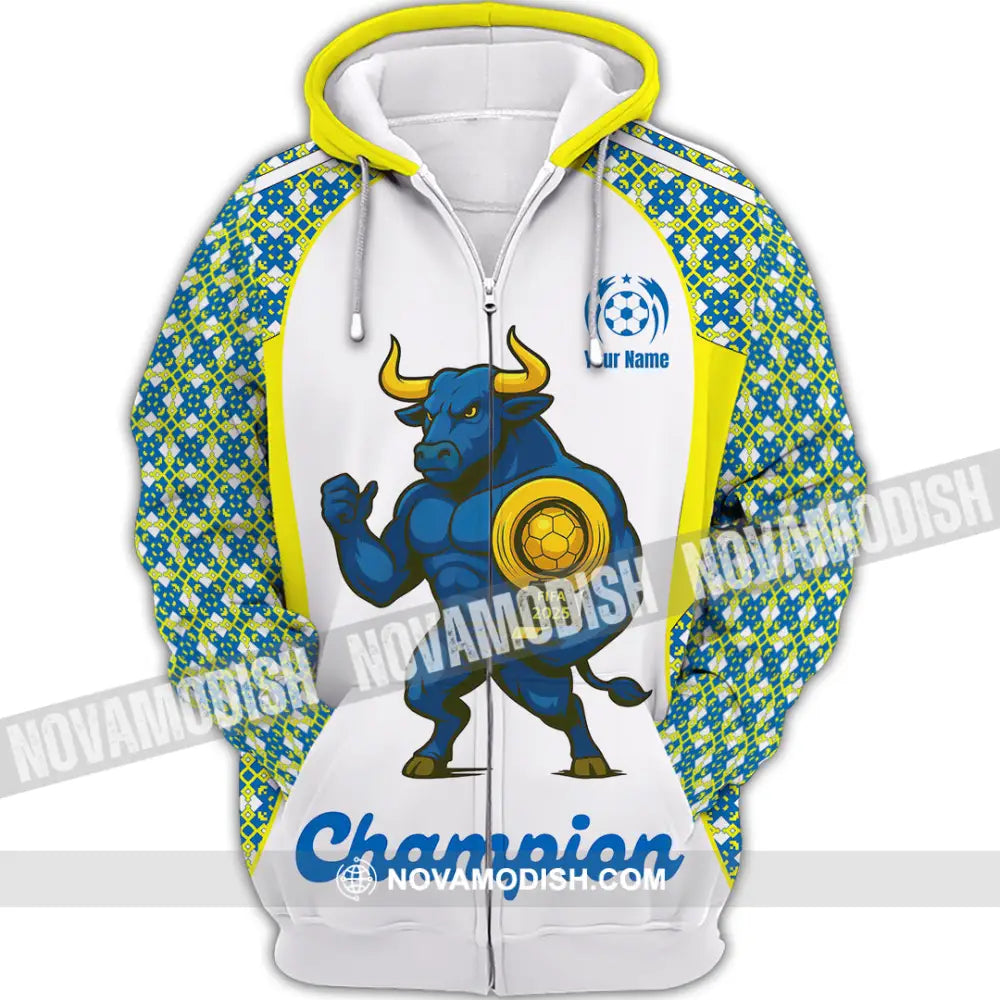 Unisex Shirt - Real Madrid Custom Fifa Club World Cup Shirt Zipper Hoodie / S T-shirt