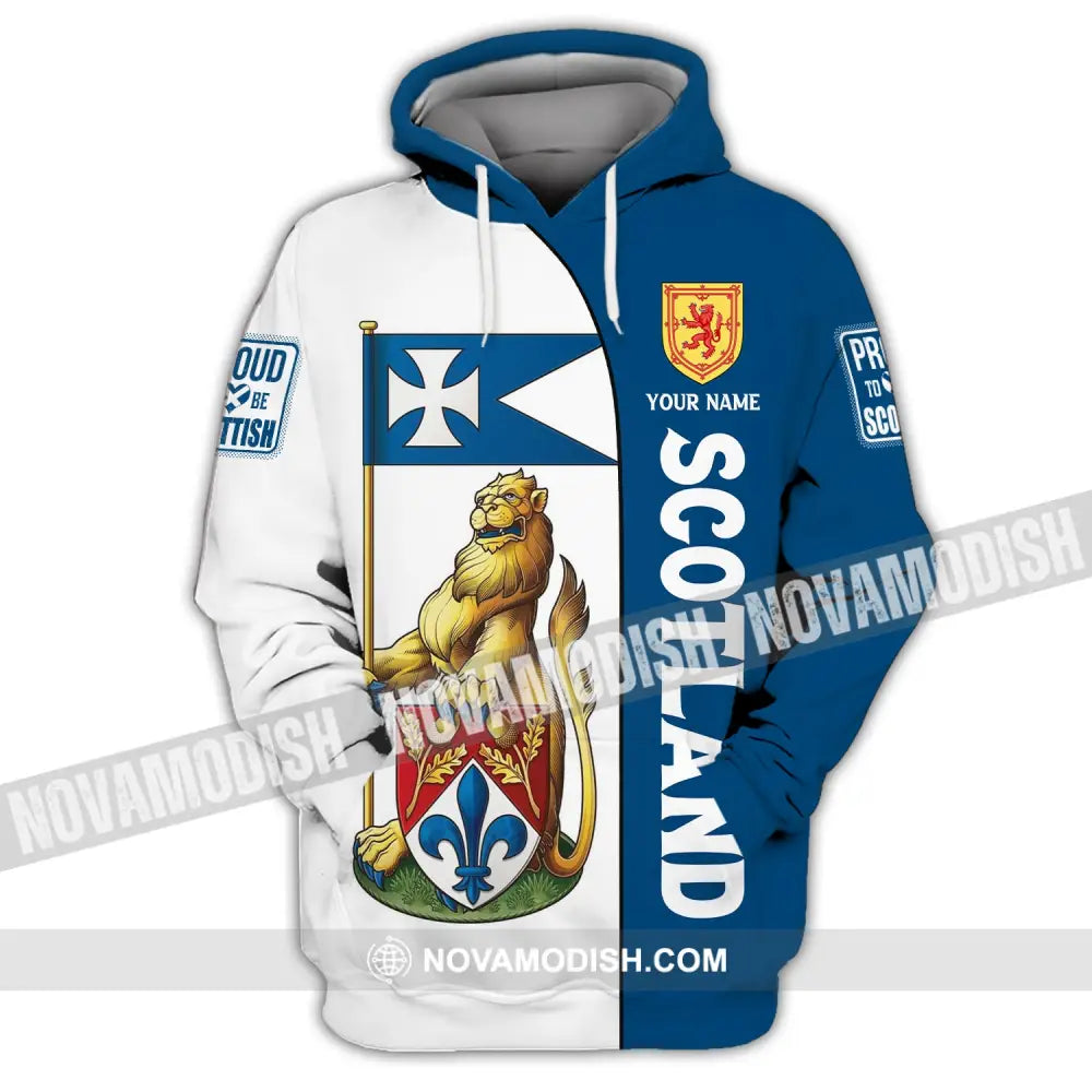 Unisex Shirt Scotland Proud To Be Scottish T-Shirt Forever Hoodie / S