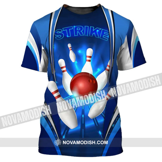 Unisex Shirt Strike Bowling T-Shirt Polo For Lovers / S