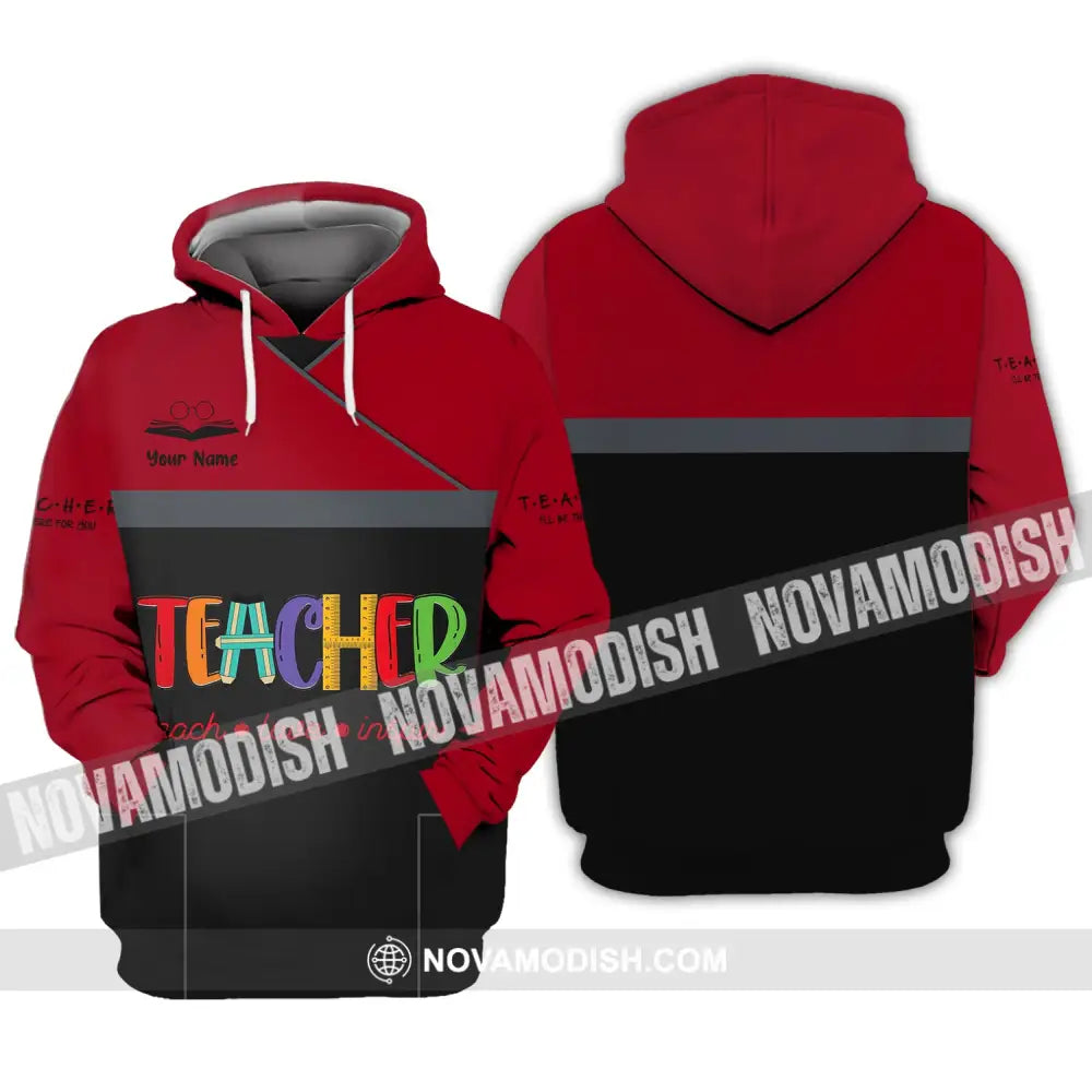 Unisex Shirt Teacher Hoodie Sportwear Gift For Teachers / S T-Shirt