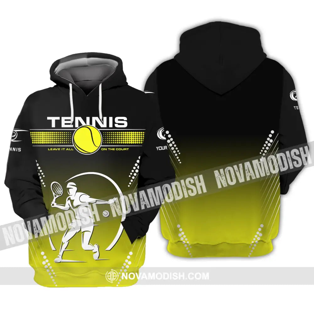 Unisex Shirt Tennis T-Shirt Hoodie Lover Gift Player Apparel / S