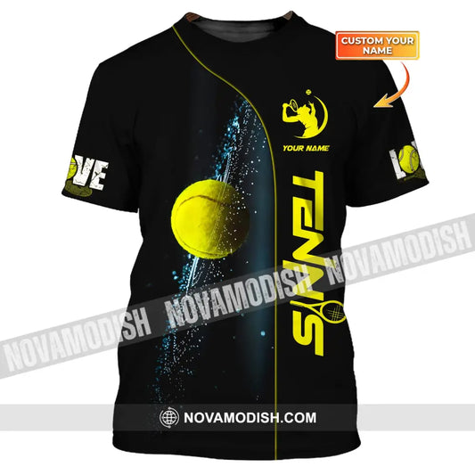 Unisex Shirt Tennis T-Shirt Lover Gift Player Apparel / S
