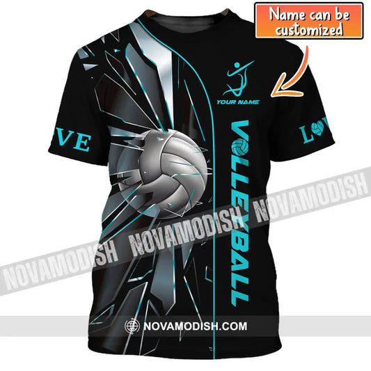 Unisex Shirt Volleyball Custom Love T-Shirt For Club Gift Players