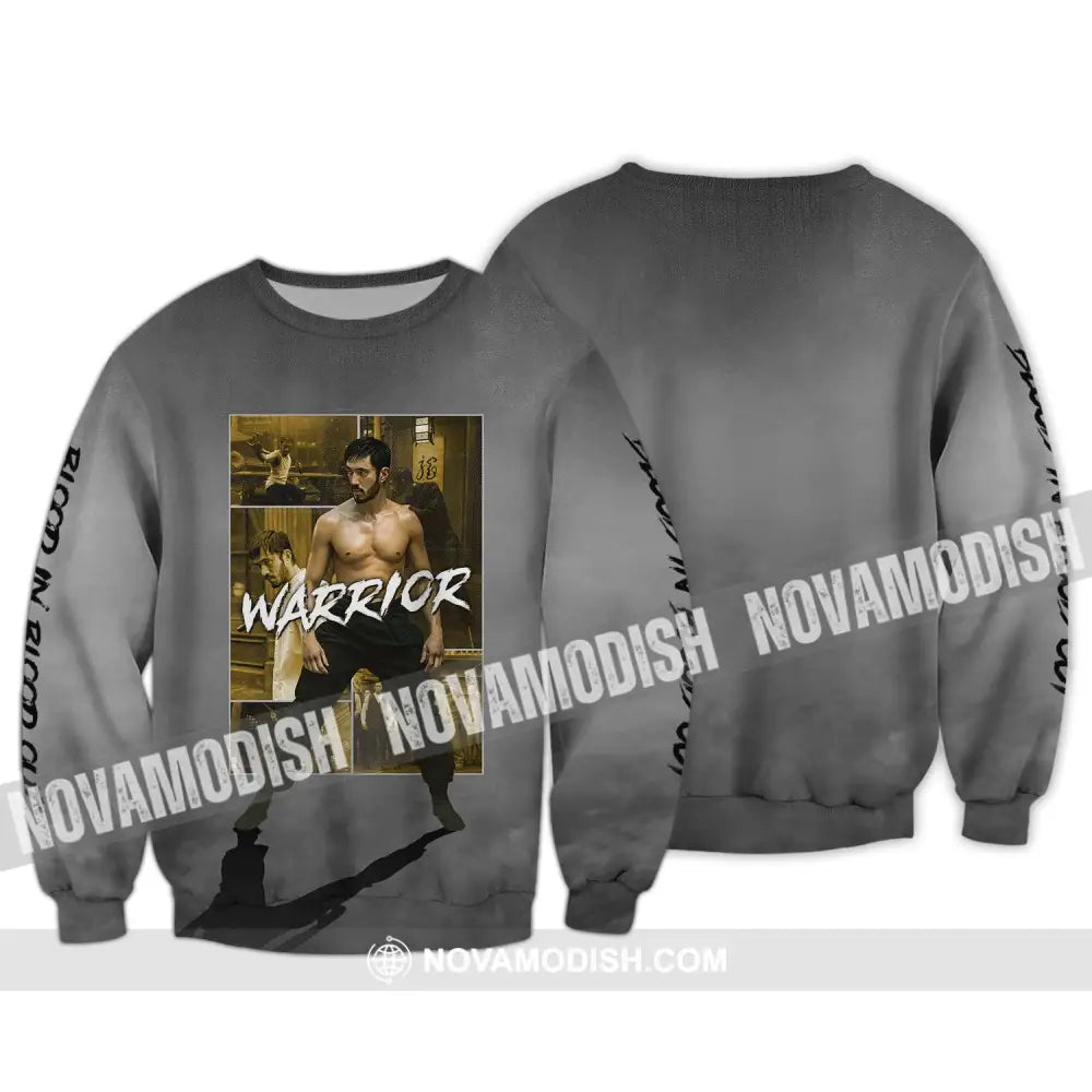 Unisex Shirt Warrior Tshirt Hoodie Blood In Out Long Sleeve / S T-Shirt