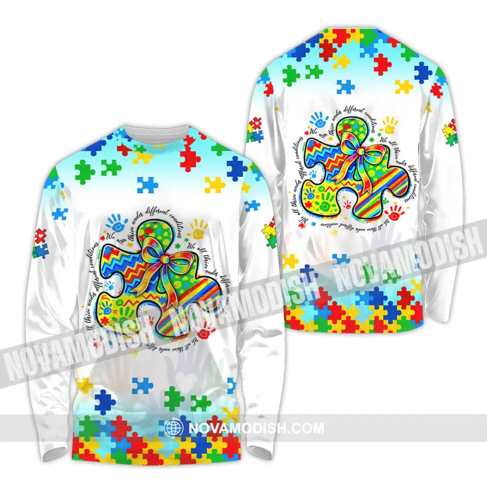 Unisex Shirt - We All Thrive Under Different Conditions 3D Shirt Long Sleeve Shirt / S T-shirt