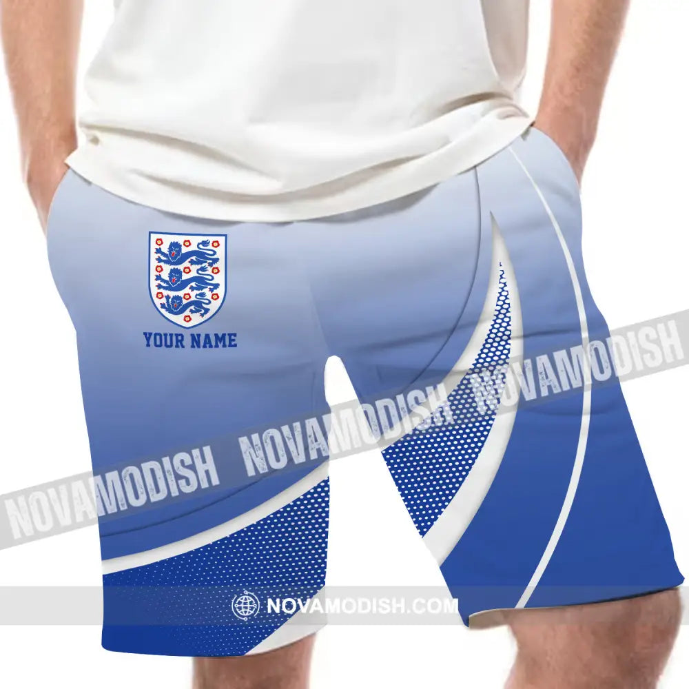 Unisex Short Pants - Custom Name And Number England Euro 2024 Short Pants Pants