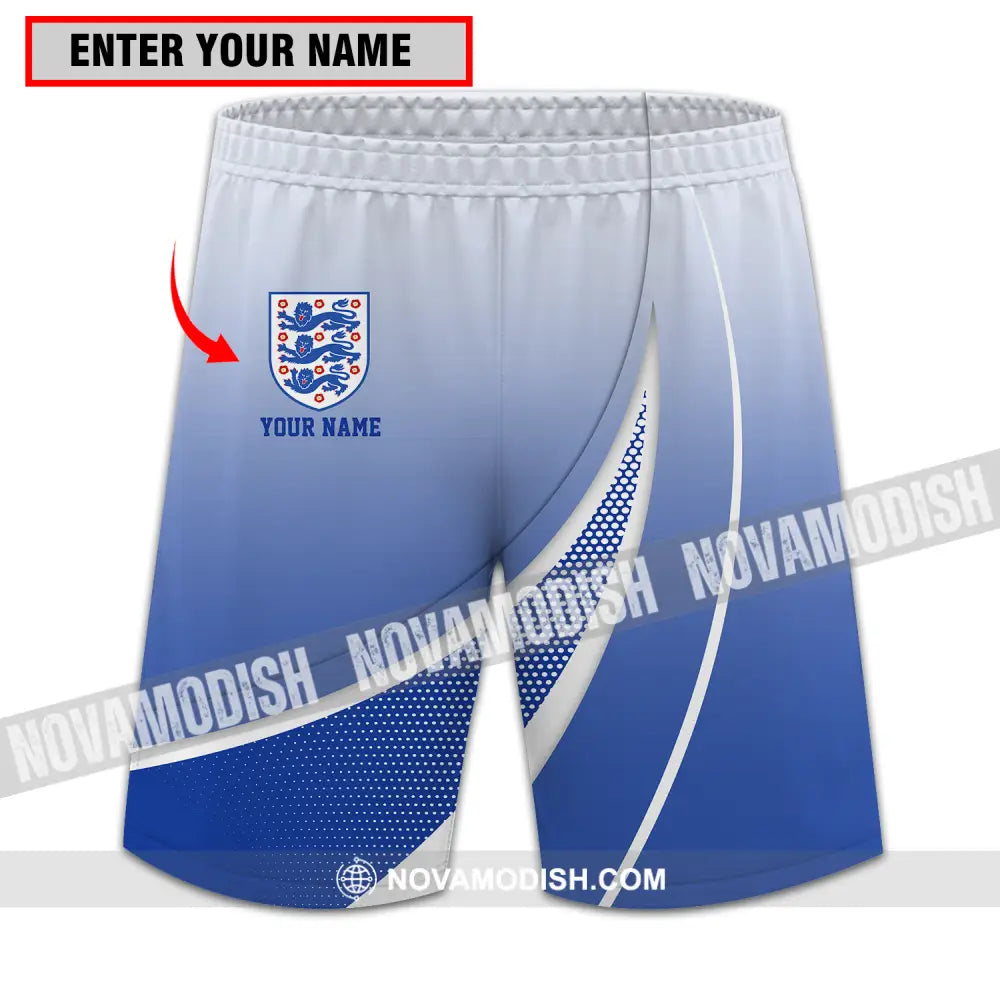 Unisex Short Pants - Custom Name And Number England Euro 2024 Short Pants S Pants