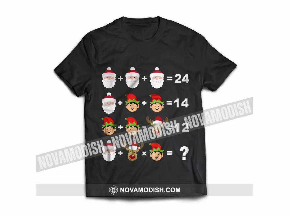 Unisex T-Shirt Christmas Christmath Shirt Christmas Hoodie Gift For Classic Tee / Black S T-Shirt