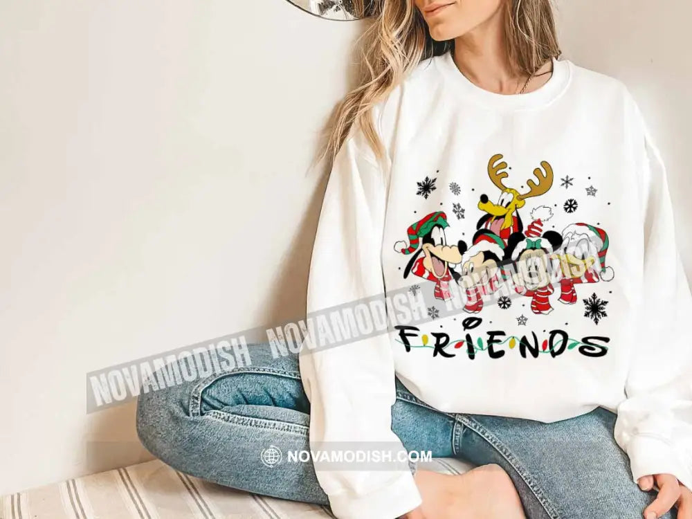 Unisex T-Shirt Christmas Friends Christmas Hoodie Gift For T-Shirt