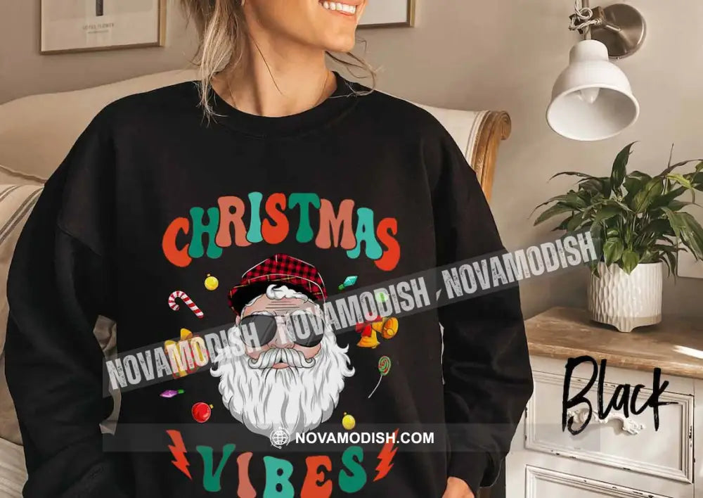 Unisex T-Shirt Christmas Vibes Christmas Hoodie Gift For T-Shirt