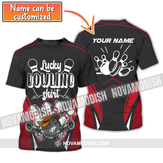 Unisex T-Shirt Custom Name Bowling Love Shirt For Lovers