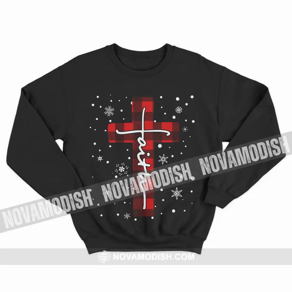 Unisex T-Shirt Faith Christmas Shirt Christmas Hoodie Gift For T-Shirt