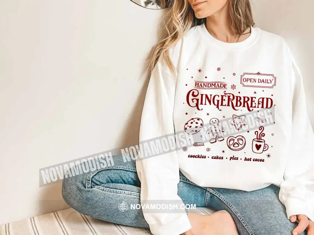 Unisex T-Shirt Gingerbread Christmas Hoodie Gift For T-Shirt