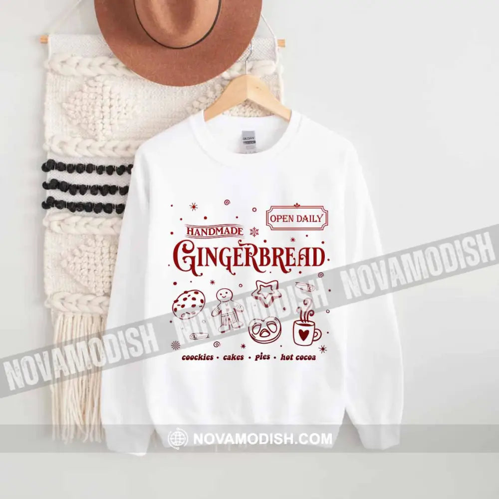 Unisex T-Shirt Gingerbread Christmas Hoodie Gift For T-Shirt