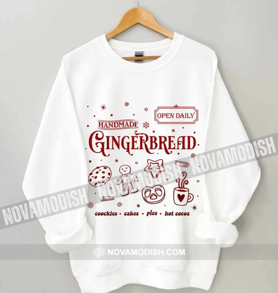 Unisex T-Shirt Gingerbread Christmas Hoodie Gift For T-Shirt