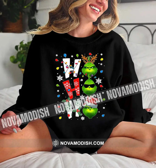 Unisex T-Shirt Grinch Hohoho Shirt Christmas Hoodie Gift For T-Shirt