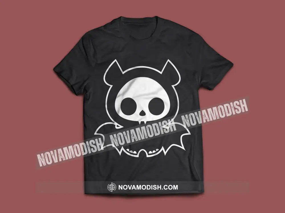 Unisex T-Shirt Halloween Boo Bat T-Shirt