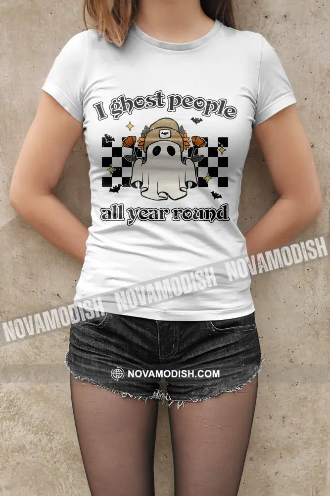 Unisex T-Shirt Halloween Ghost People T-Shirt