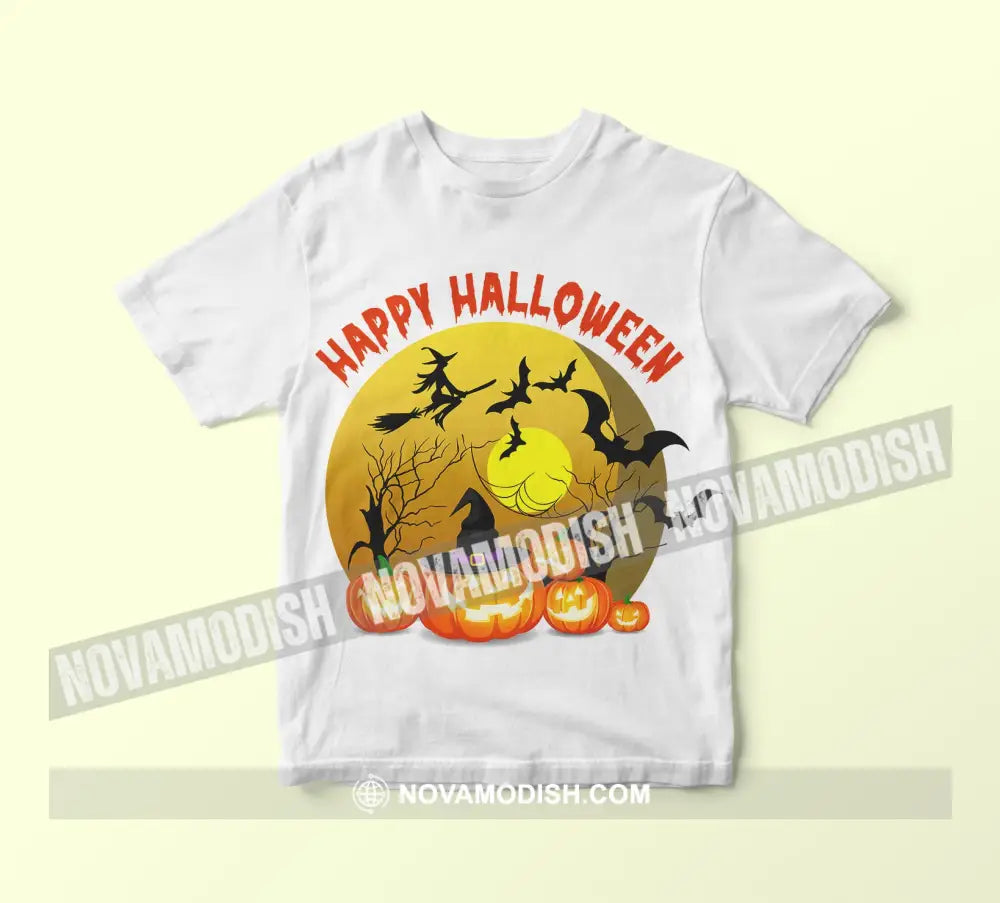 Unisex T-Shirt Halloween Happy Halloween T-Shirt