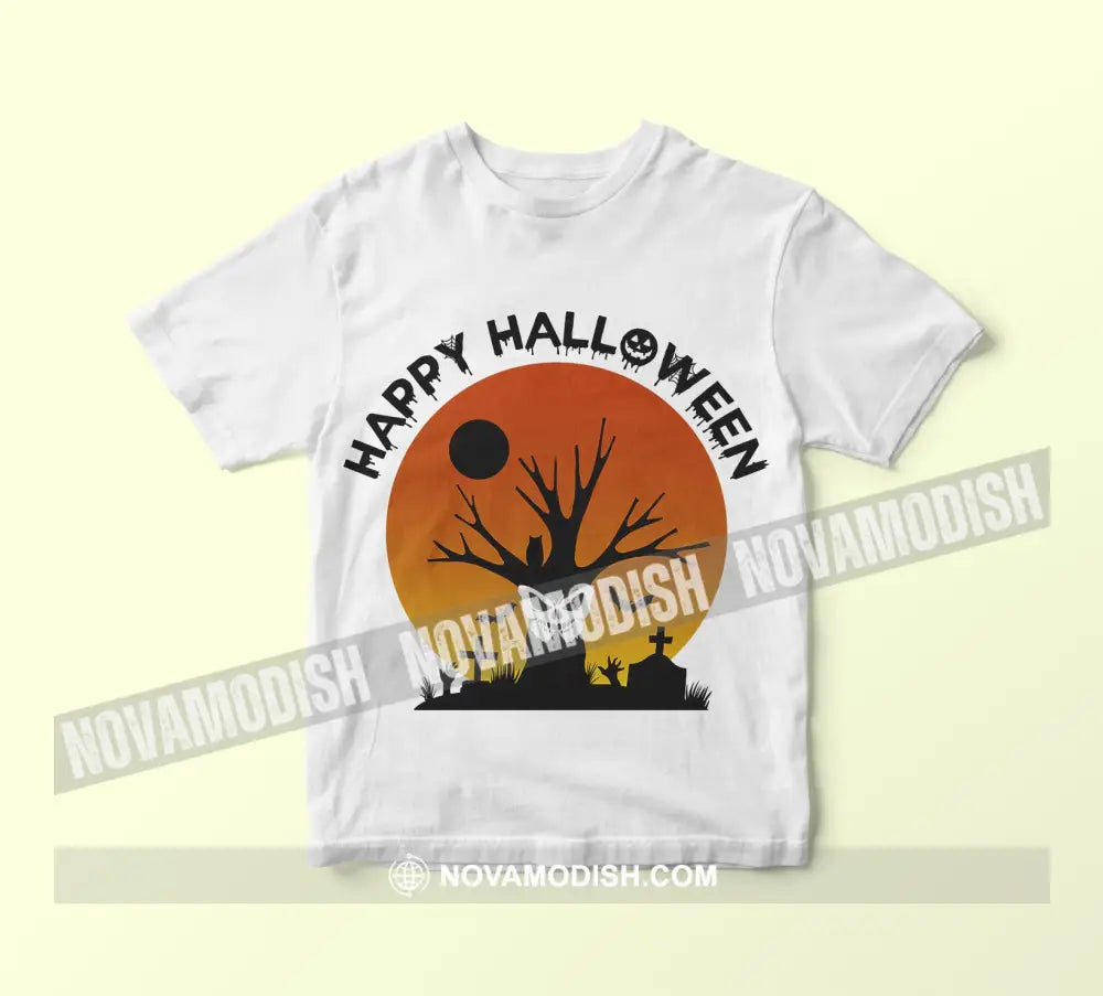 Unisex T-Shirt Halloween Happy Halloween T-Shirt