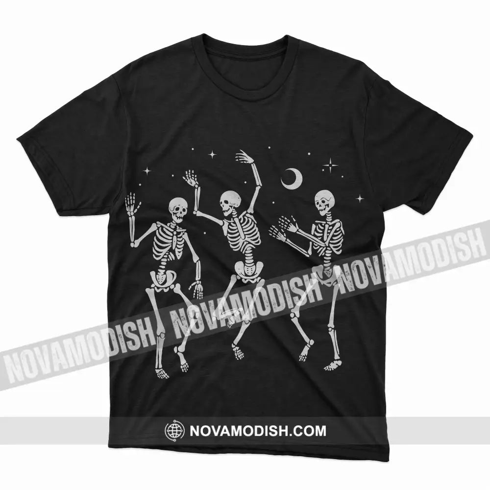 Unisex T-Shirt Halloween Happy Skeletons T-Shirt