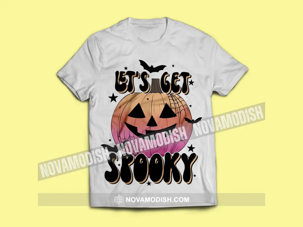 Unisex T-Shirt Halloween Let’s Get Spooky T-Shirt Hoodie